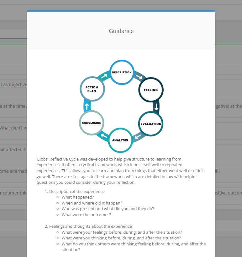 NU Reflect - Gibbs' guidance text